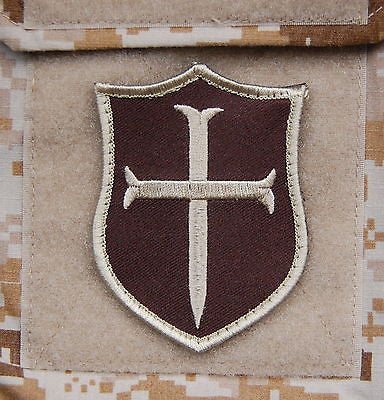 Crusader Shield Morale Patch - Arid