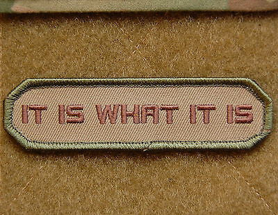 IT IS WHAT IT IS Patch