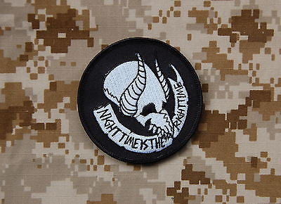 Special Night Time Service Embroidered Morale Patch 