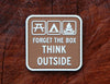 Think Outside Campground Sign 3D PVC Morale Patch