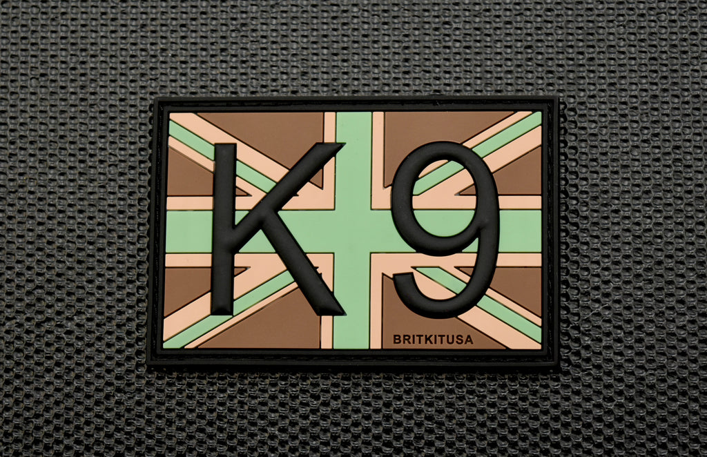 K9 UK Flag 3D PVC Morale Patch - Multicam
