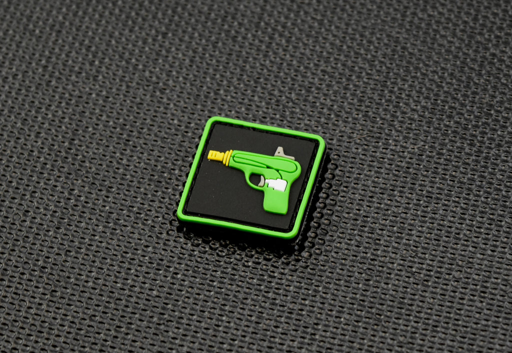 Enhanced Emoji Water Pistol 3D PVC Ranger Eye Morale Patch