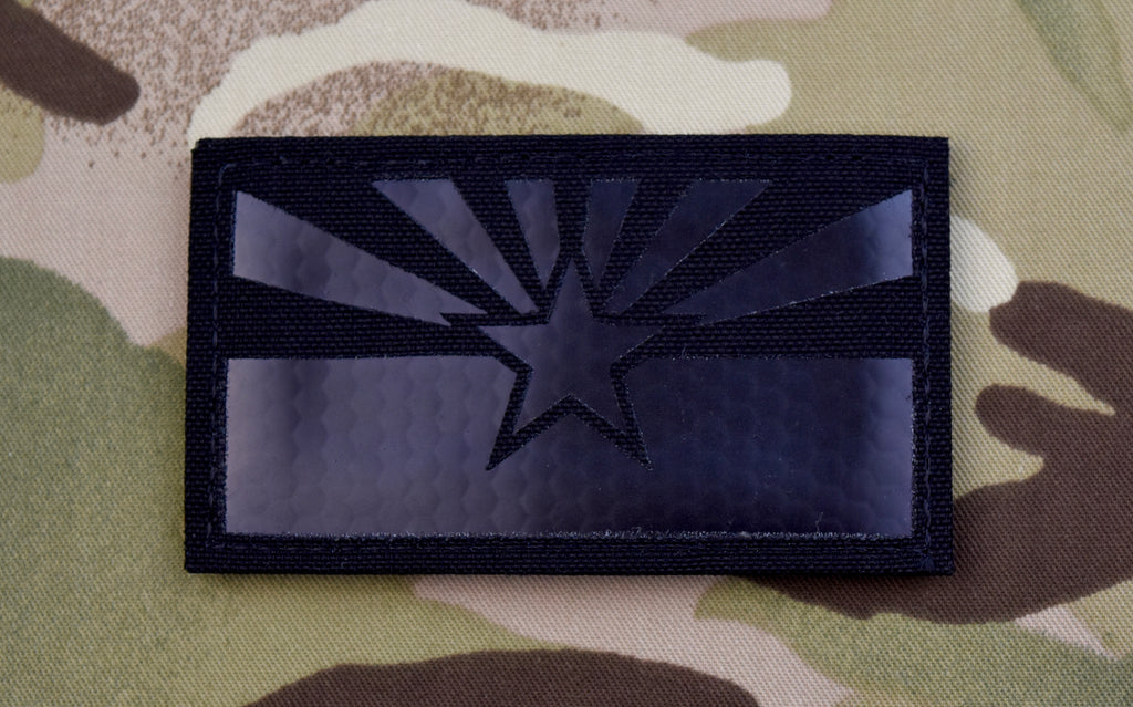 Arizona State Flag Infrared Blackout Call Sign Patch