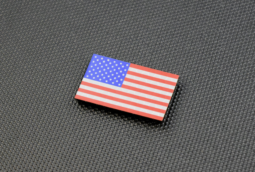 2" x 1.2" Mini-Small SOLAS Reflective US Flag Patch