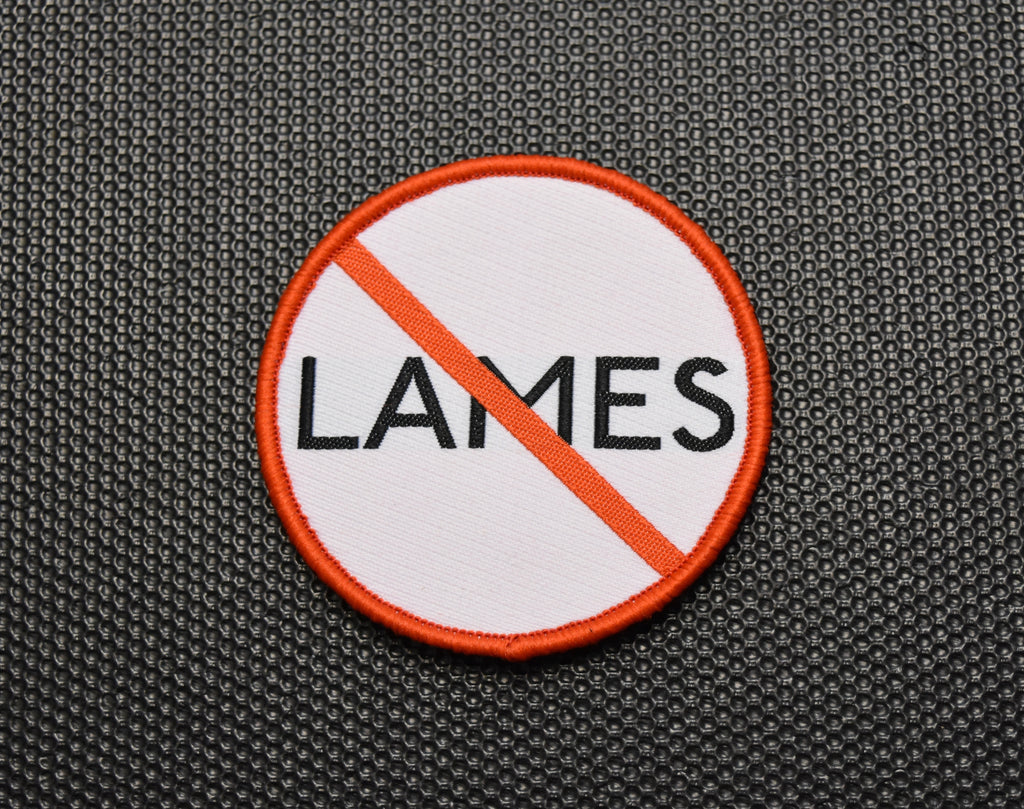 No Lames Woven Morale Patch
