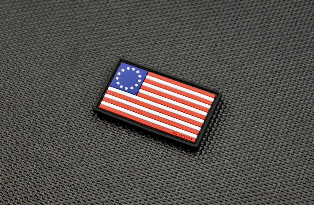 Mini Betsy Ross Flag 3D PVC Morale Patch