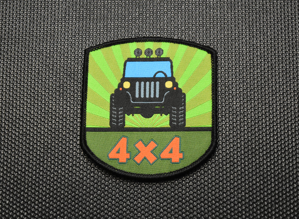 4x4 Jeep Woven Morale Patch