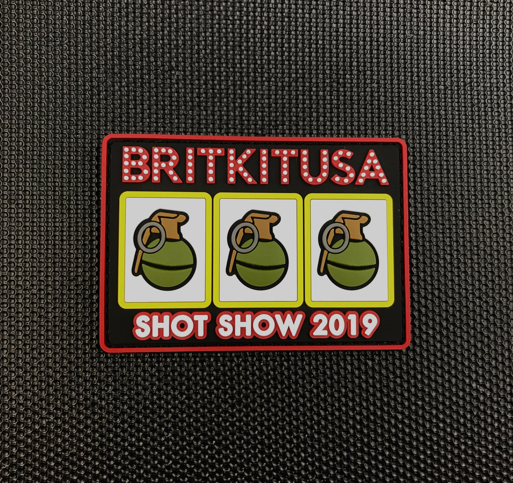 BritKitUSA SHOT Show 2019 Limited Edition GITD Morale Patch