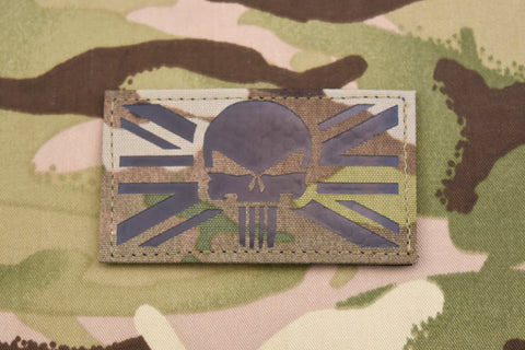 Large Infrared Multicam IR US Flag Patch 5" x 3" - Merrowed Border