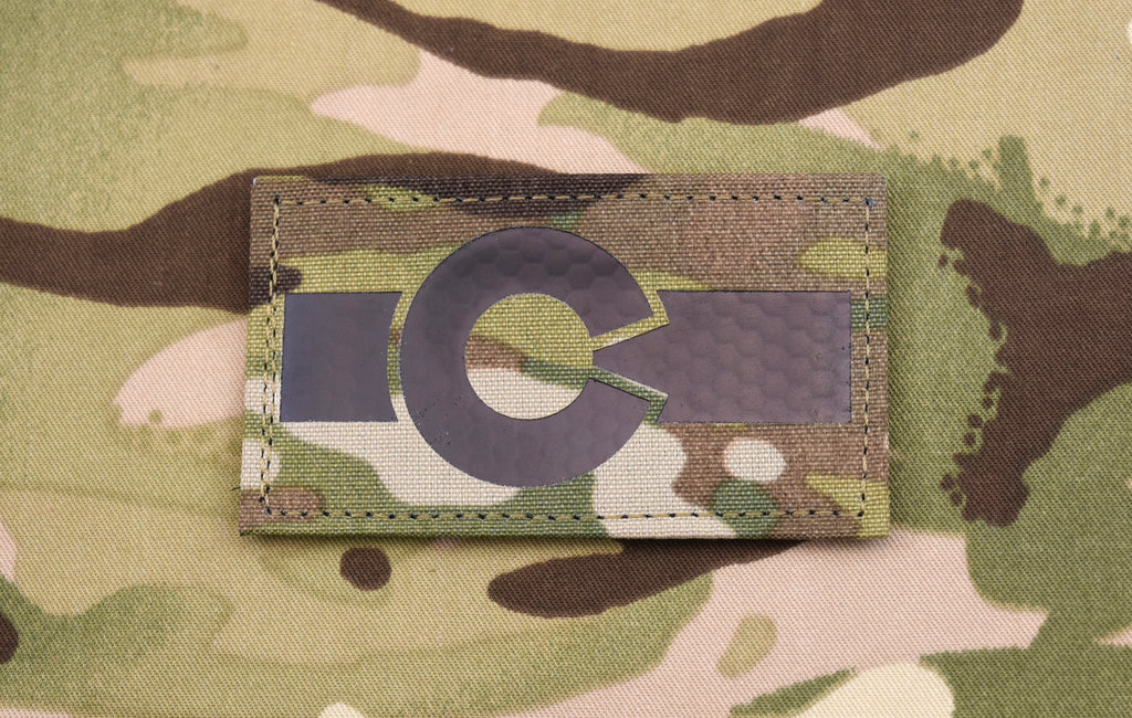 Colorado State Flag Infrared Multicam Call Sign Patch