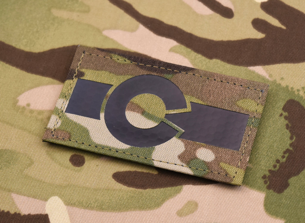 Colorado State Flag Infrared Multicam Call Sign Patch