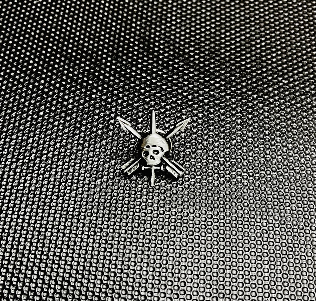 Nous Defions Pewter Lapel Pin