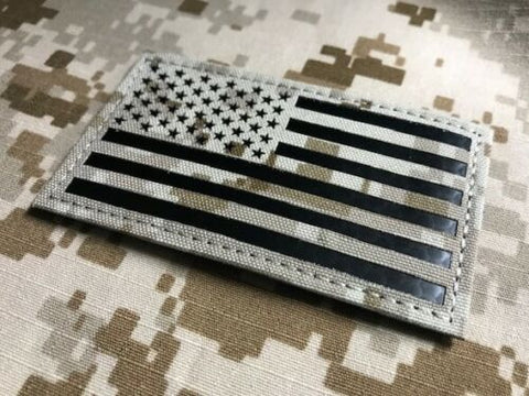 Infrared US Flag Patch Set -  Green & Black