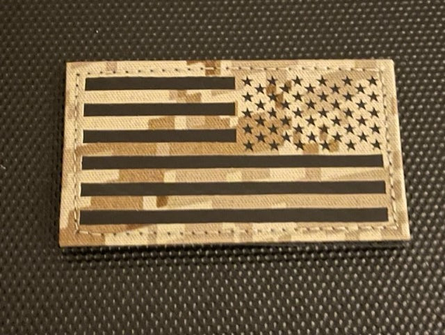 IR NWU Type II/ AOR1 REVERSE US Flag Patch