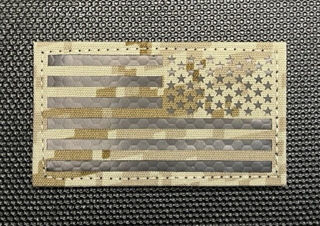 IR NWU Type II/ AOR1 REVERSE US Flag Patch