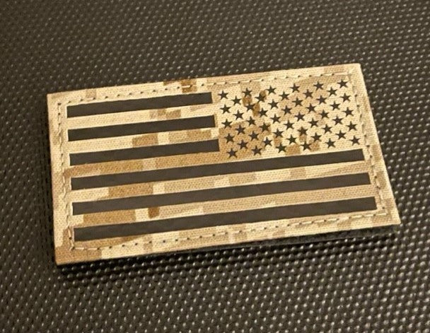 IR NWU Type II/ AOR1 REVERSE US Flag Patch