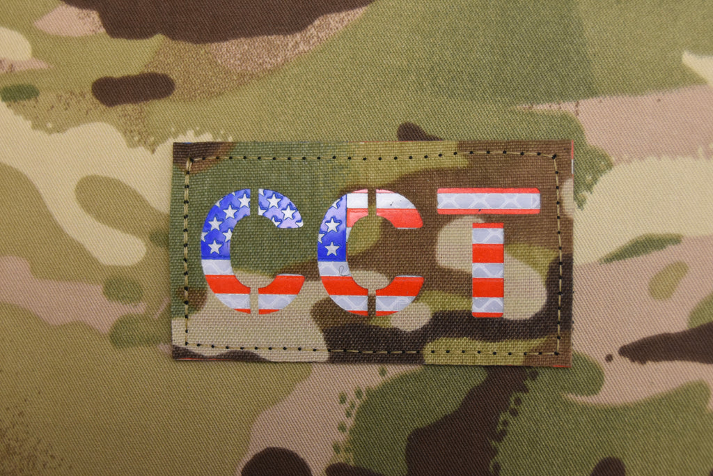 MultiCam U.S. Flag Patch - Forward