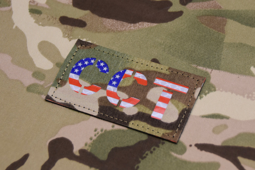 CCT Multicam Infrared US Flag callsign Patch