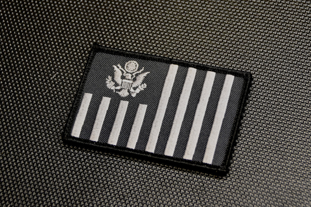 Subdued US Coastguard Ensign Flag Patch