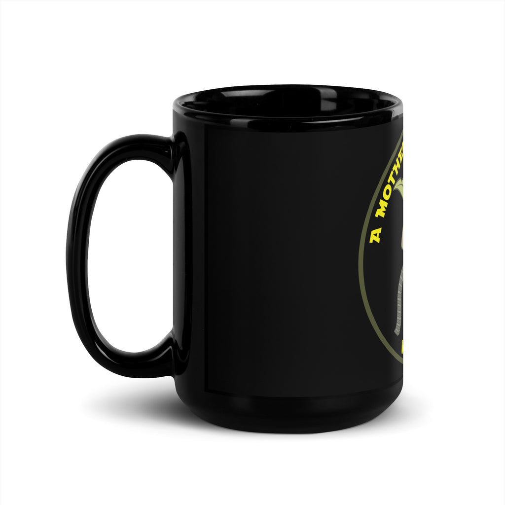 Tactical Yoda Black Glossy Mug