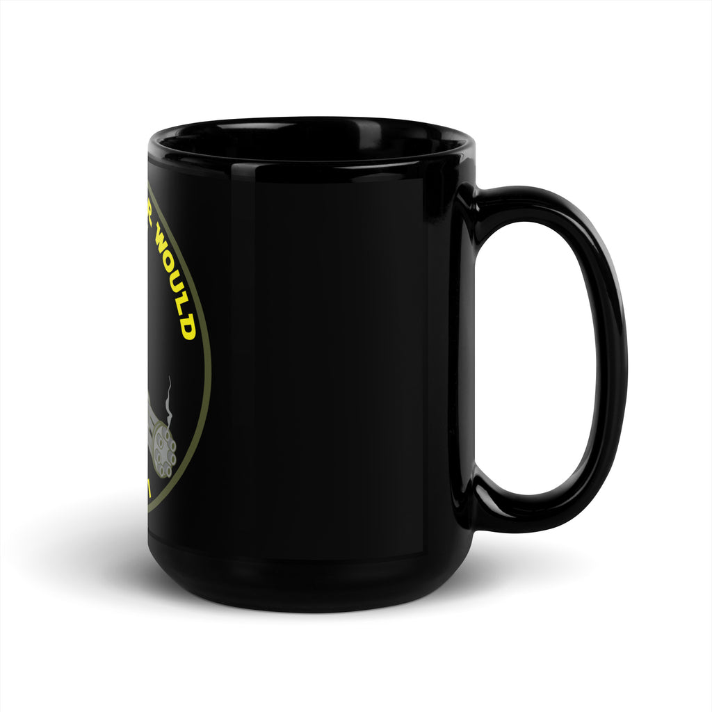 Tactical Yoda Black Glossy Mug