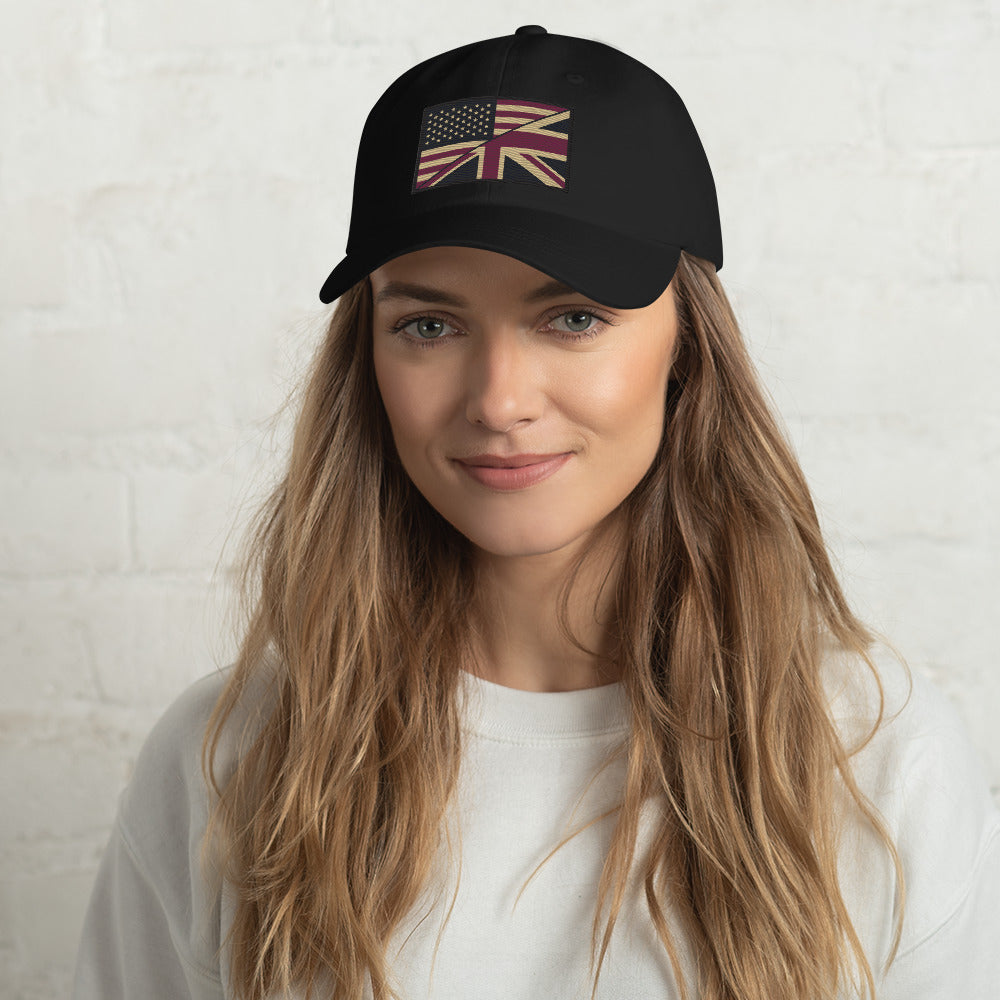 US / UK Friendship Flag Dad Hat