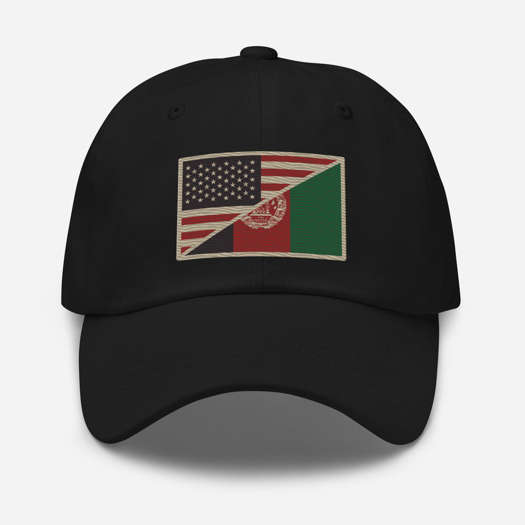 USA / Afghanistan Friendship Flag Dad Hat
