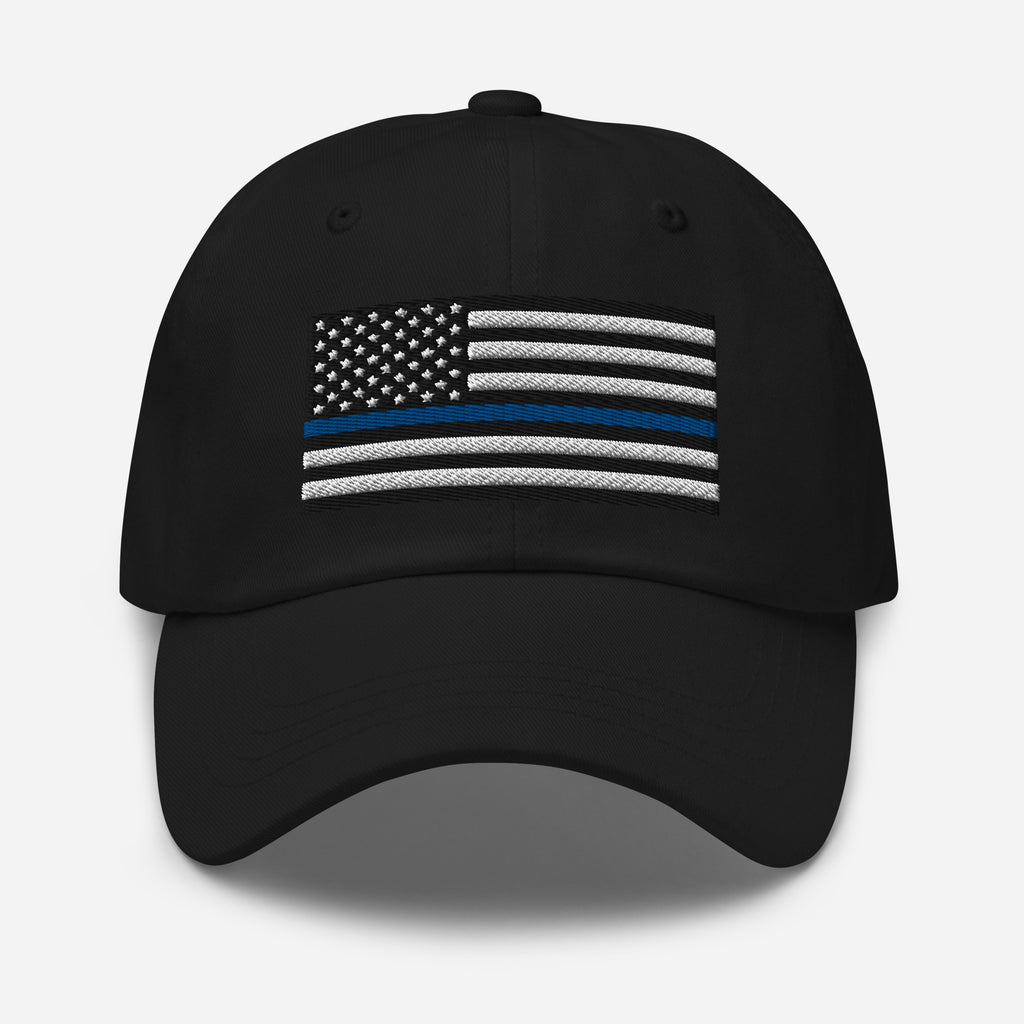 Thin Blue Line US Flag Dad Hat