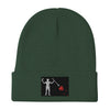 Blackbeard Pirate Flag Embroidered Beanie