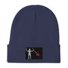 Blackbeard Pirate Flag Embroidered Beanie