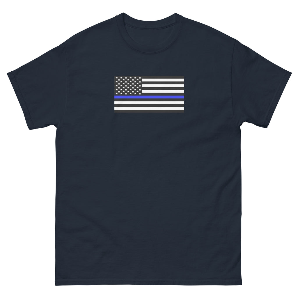 Thin Blue Line US Flag Men's Classic Tee