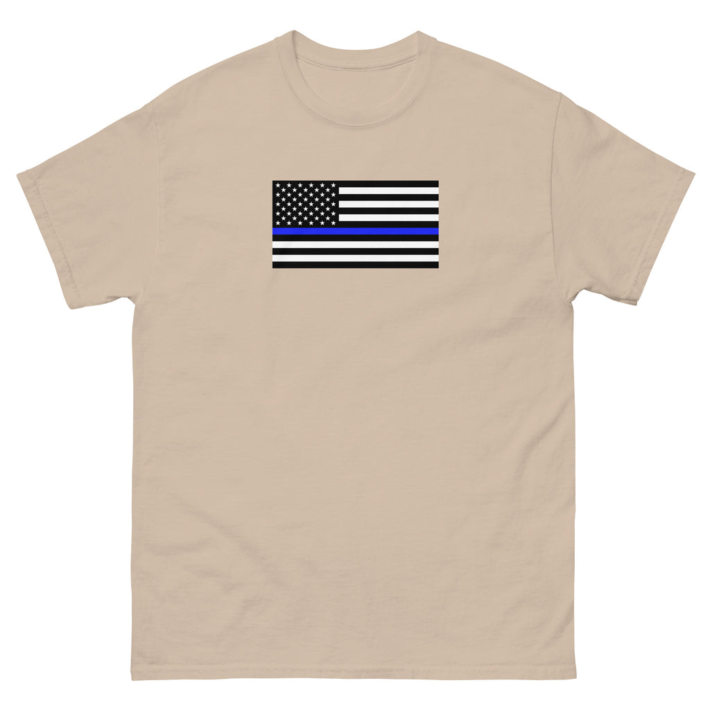 Thin Blue Line US Flag Men's Classic Tee