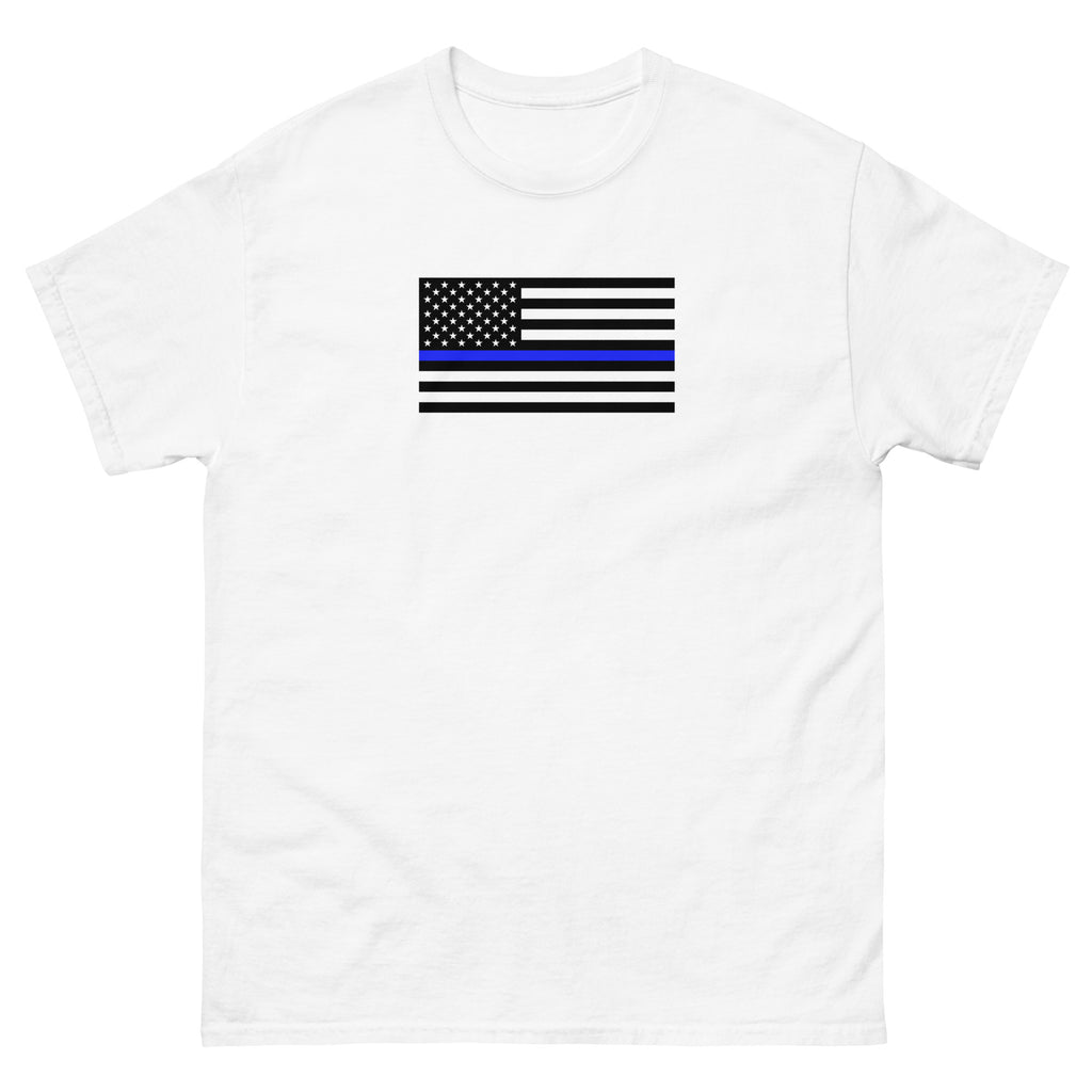 Thin Blue Line US Flag Men's Classic Tee