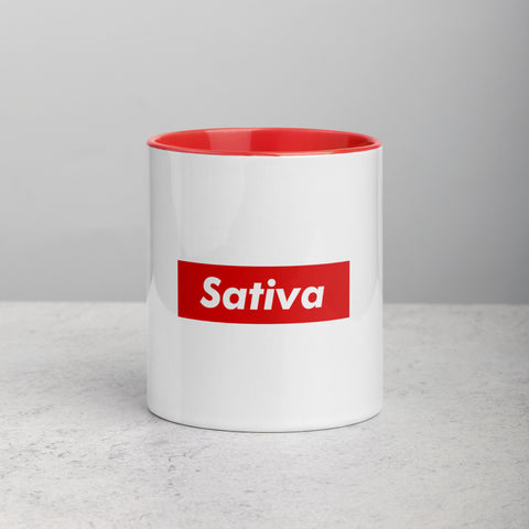 Sativa Supreme White Glossy Mug