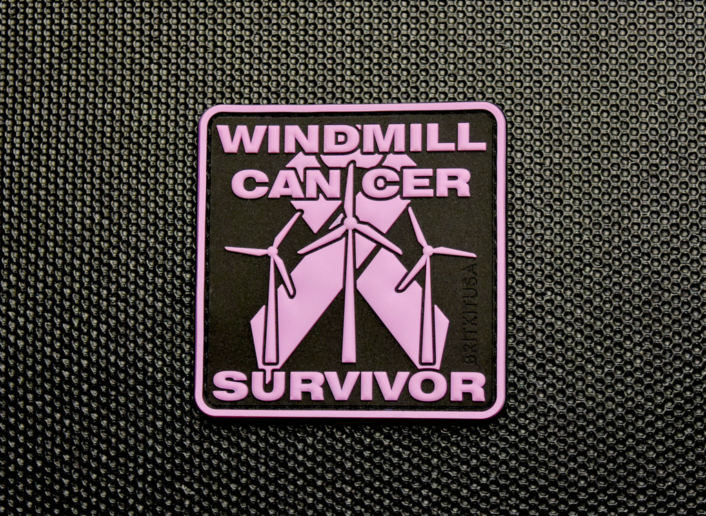 Windmill Cancer Survivor 3D PVC Morale Patch