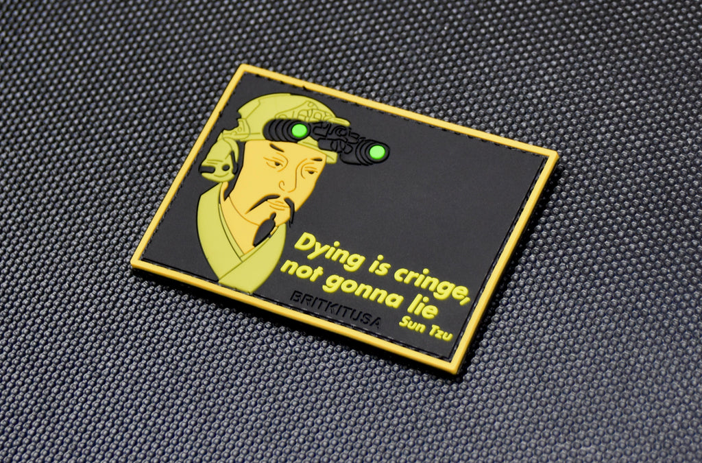 Dying Is Cringe Not Gonna Lie 3D PVC Morale Patch