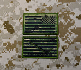 NWU Type III Reverse US Flag & USN First Navy Jack Uniform Patch Set