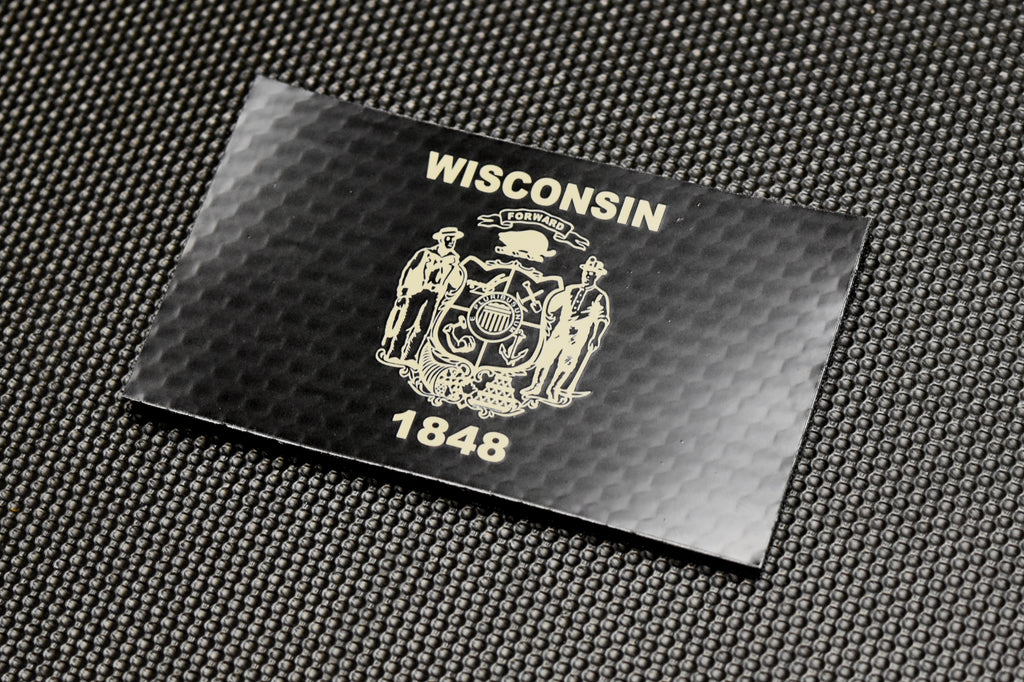 Infrared Wisconsin State Flag Patch