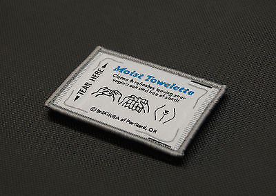 Moist Towelette Woven Morale Patch