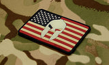 US Spartan Helmet Flag PVC GITD Morale Patch