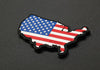 U.S.A. Flag Map PVC Morale Patch