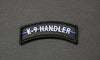 K9 Handler Thin Blue Line Tab Patch K-9