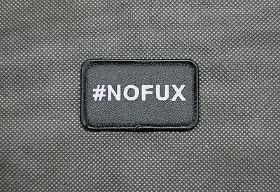 #NOFUX Embroidered Morale Patch