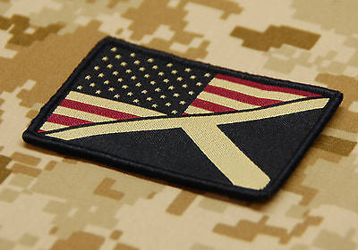 Subdued US/Scotland Stars & Stripes/St. Andrew's Friendship Flag Patch