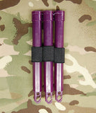3-Cell Chemlight / Shotgun Shell / CR123 Battery Holder - Black