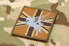 16 Air Assault Brigade Union Flag Morale Patch - Desert Subdued