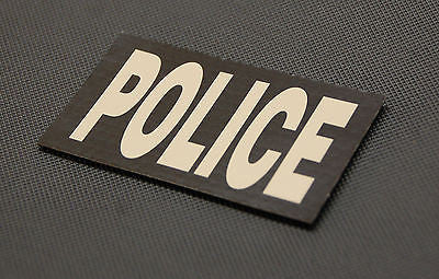 SPECIAL OFFER $10 SHIPPED: Infrared POLICE Black & Tan IR Patch