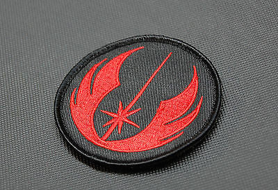 Jedi Warrior Master Patch & Tab Set - Black & Red