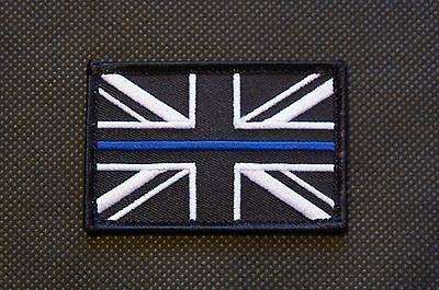 Infrared Thin Blue Line Reverse US Flag Patch