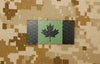 Infrared Canadian Flag Patch Set - Green & Black